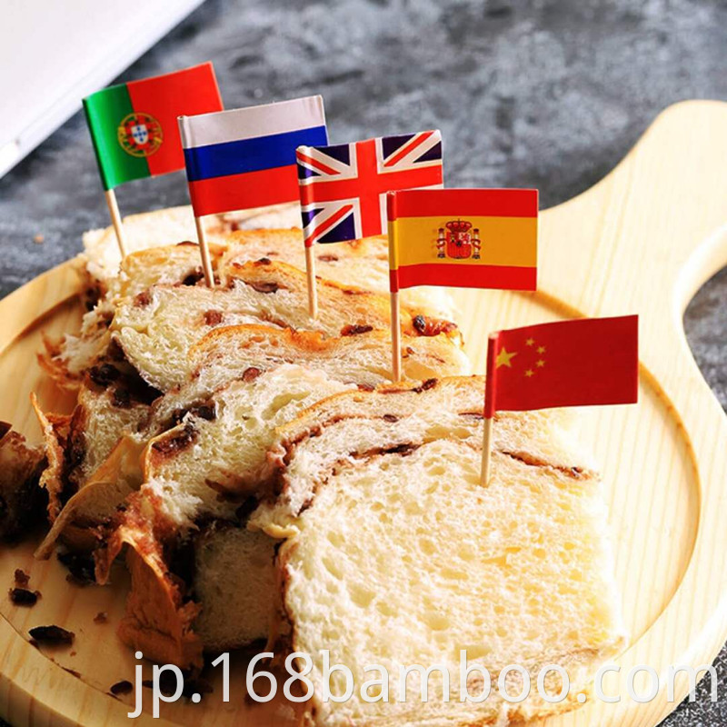 Bread decoration flag sticks